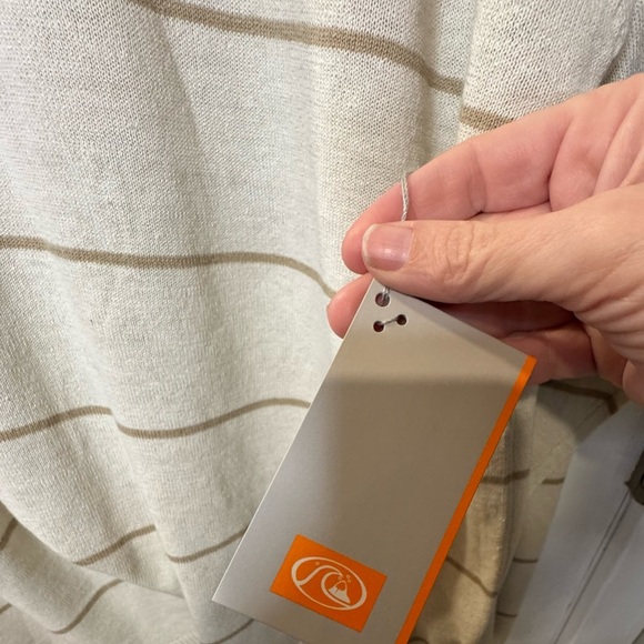 Mens Quiksilver sweater sz XXL lightweight beige.  E1.2 - Picture 5 of 12